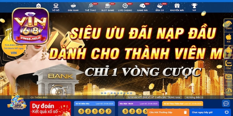 5 ưu điểm nổi bật của nhà cái online Vin68