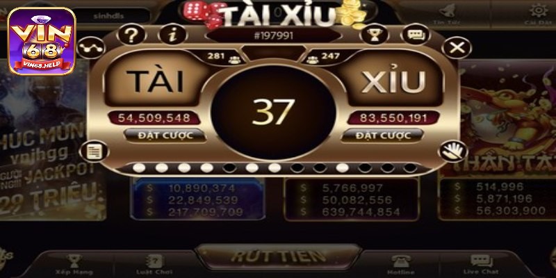 Luật chơi tài xỉu Vin68