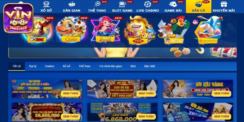 Tổng quan về bắn cá Vin68